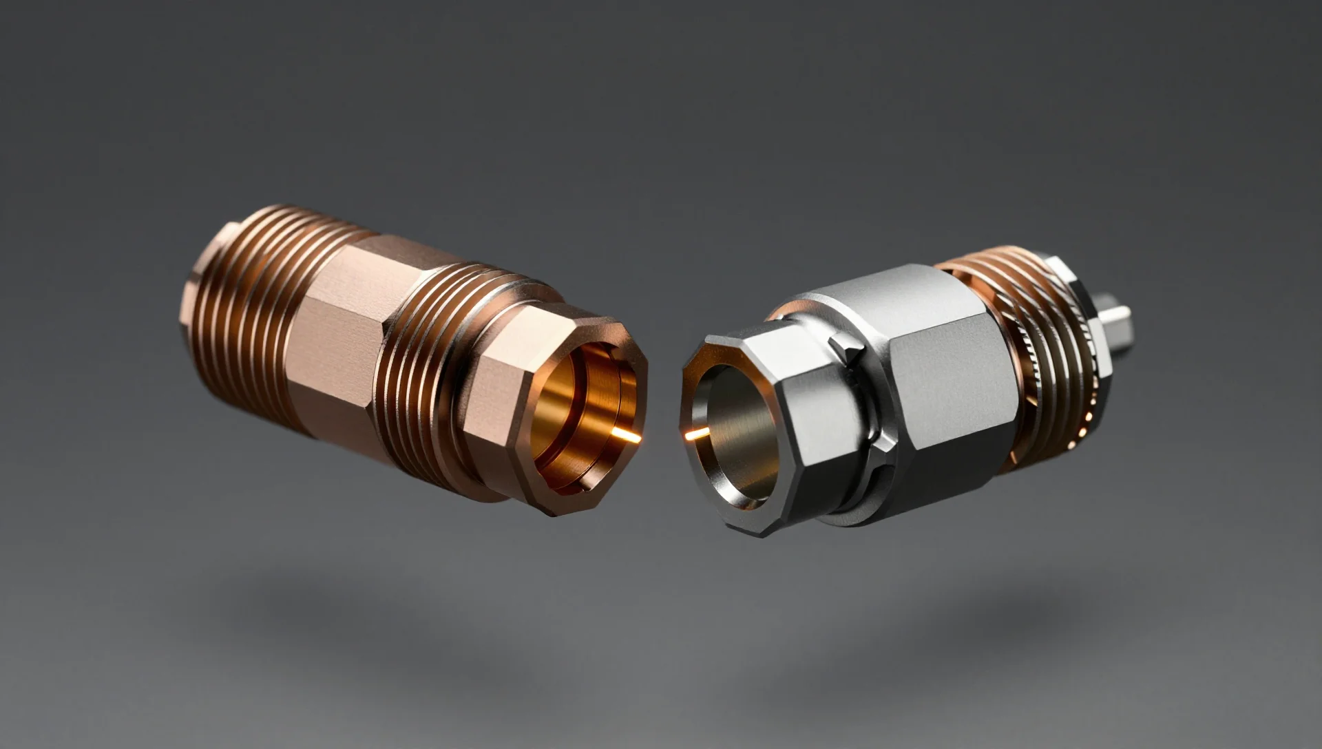 Two storage connector halves hovering slightly apart, symbolizing a version incompatibility between systems.
